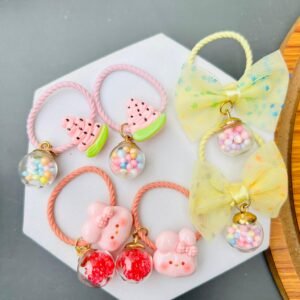 Adorable Cartoon Hairties (Pack of 6)
