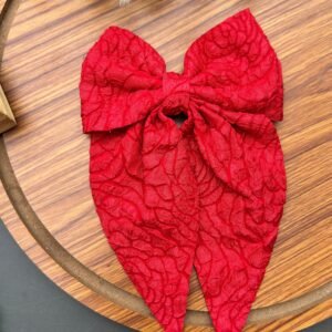 Textured Grace Hair Bow Clip