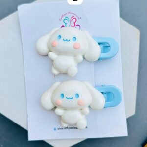Kuromi Metal Hair Clips Card
