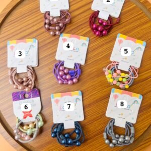 Candy Pop Elastic Bands (Pack of 5)