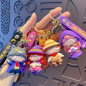 Kill the Wolf Silicone Doll Keychain