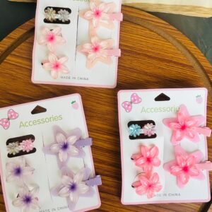 Flower Hair Accessories combo card