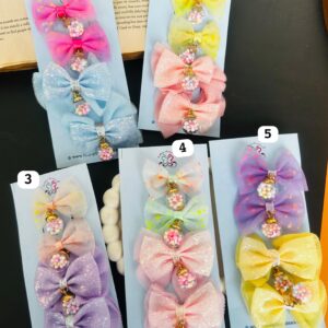 Candy Charms Bow Clips Card