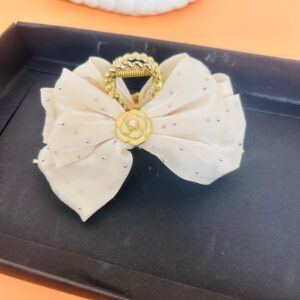 Sparkle Bow Metal Hair Claw