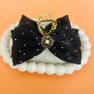 Sparkle Bow Metal Hair Claw