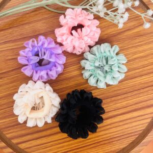 Ruffled Hairties Set (Pack of 5)