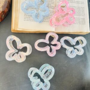 Holographic Butterfly Hair Claw
