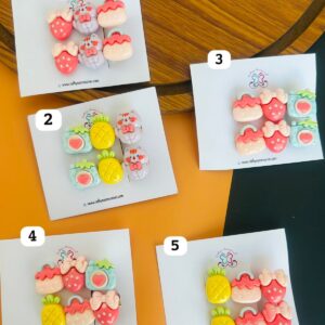 Cute Cartoon Hair Clips Pair