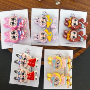 Labubu Hair Clips Pair