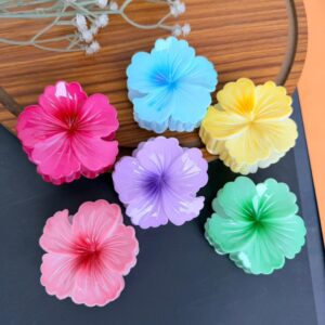 Gloss finish Flower Medium Hair Claw