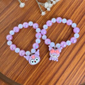 Kuromi Beaded Bracelets (Pack of 2)