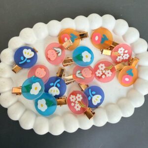 Coined Hair Clips Set (Pack of 15)