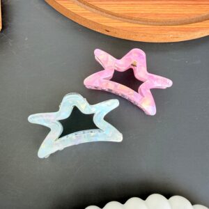 Star Marble Hair Claw