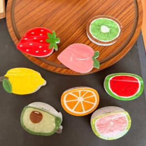 Unbreakable Fruity Acrylic Hair Claws