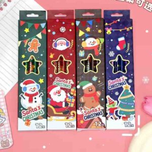 Christmas Pencils Set (Pack of 12)