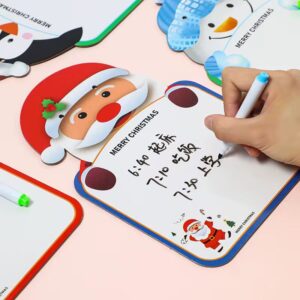Christmas Hanging White Board with marker Pen (Pack of 2)