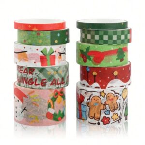 Christmas Washi Tape Set (Pack of 10)