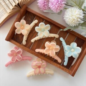 Pastel Flower Hair Claw