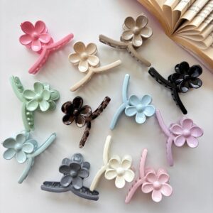 Pastel Flower Hair Claws