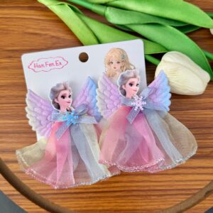 Frozen Hair Bow Clips Pair
