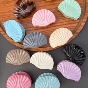 Pastel Shell Hair Claws