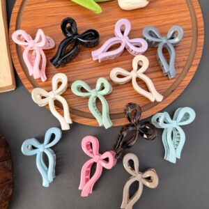 Pastel Bow  Hair Claws