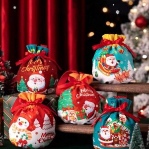 Christmas Colorful Tote Bag