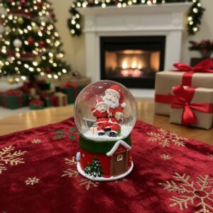 Christmas LED Snow Globe Lantern (NO MUSIC)