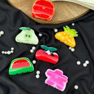 Fruity Acrylic Hair Claws