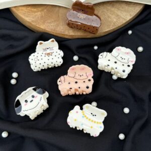 Animal Dog Acrylic Hair Claws