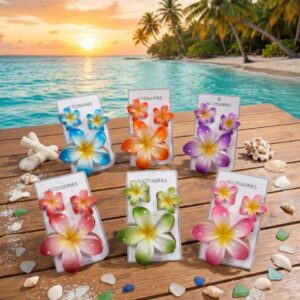 Hawaiian Hair Claws Set