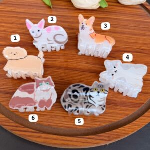 Dog Cat Acrylic Hair Claw