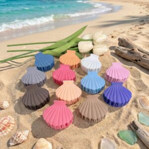 Shell Matte finish Hair Claws (Pack of 2)