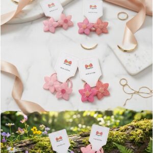 Flower Hairties (Pack of 10)