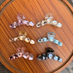 Mirrored Stone Hair Claws