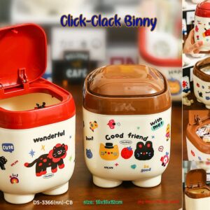 Click Clack Bunny mini Trash Bin (15 cm)