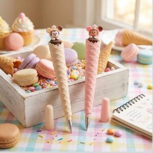 Ice Cream Cone Gel Pens (Pack of 2)