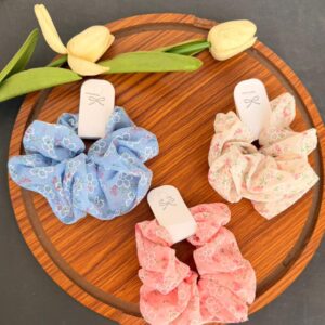 Floral printed Chiffon Scrunchies