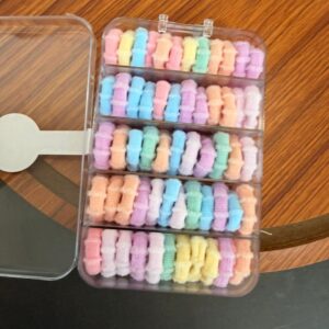 Soft Hairties Box (Pack of 60) - Style 3