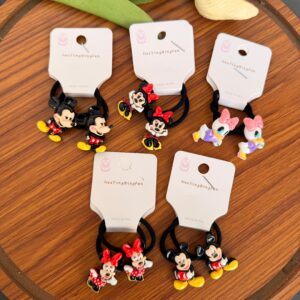 Mickey Minnnie Hairties (Pack of 10)