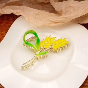 Leafy Metal Hair Claw