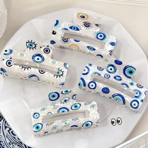 Evil Eye Acrylic Hair Claw
