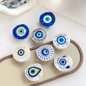 Evil Eye Acrylic Hair Claw