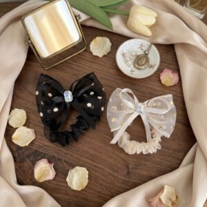 Polka Bow Rubberband (Pack of 2)