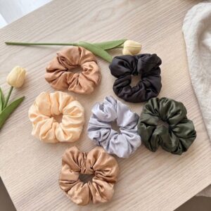 Puffy Jumbo Satin Scrunchy