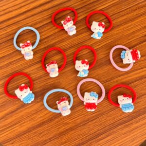 Cute Cartoon Rubberbands Set (Pack of 10)