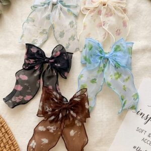 Korean Daisy Bow Clip