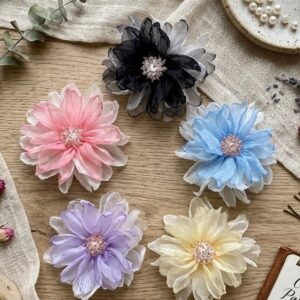 Korean Chikankari Bow Clip