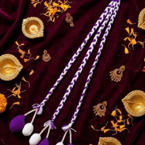 Navratri tasseled Hairties