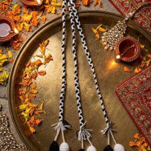 Navratri tasseled Hairties